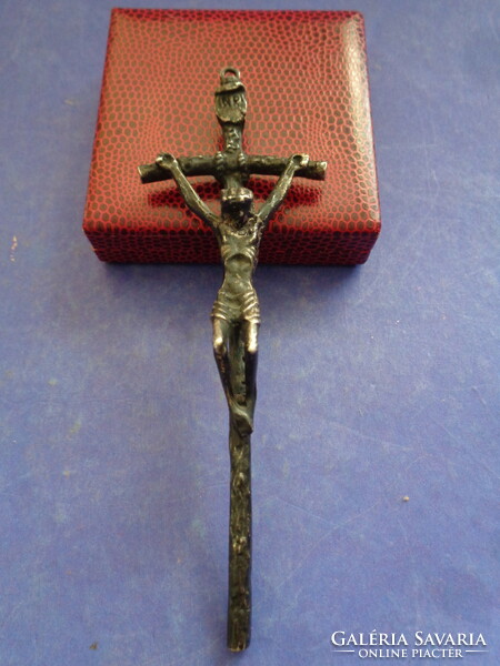 Silver-plated craftsman's crucifix