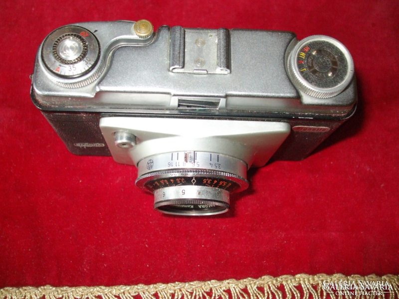 For collectors! Old dacora high quality German dignette camera in original leather case in good condition