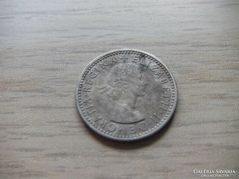 6 Penny 1955 England