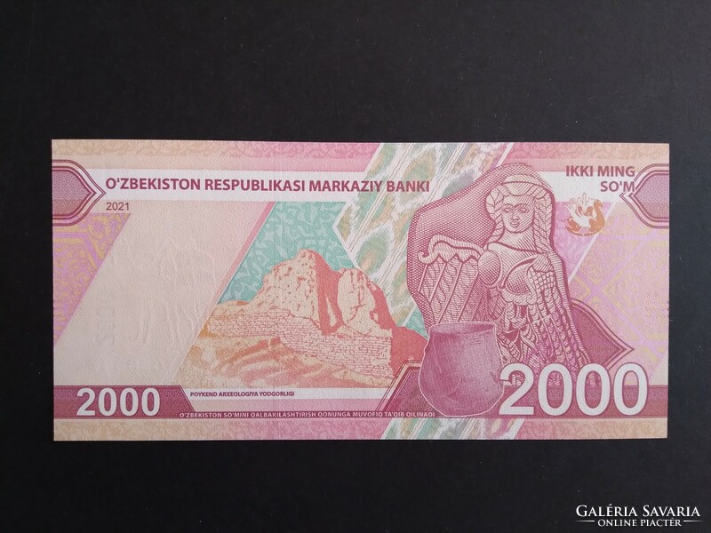 Uzbekistan 2000 som 2021 unc