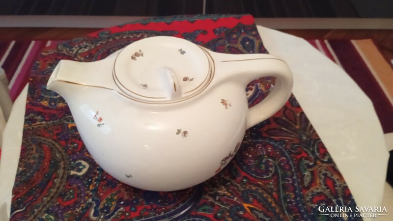 Granite marked teapot