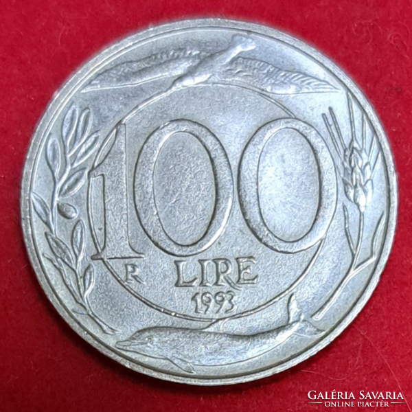 1993. 100 Líra. Olaszország (970)