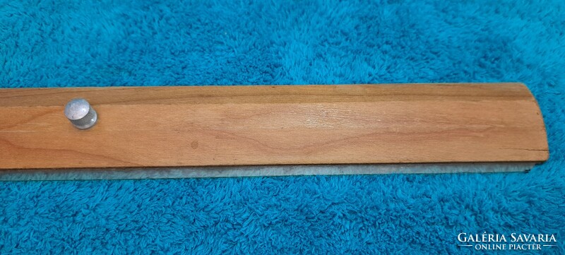 Old wooden ruler, office supplies (m4433)