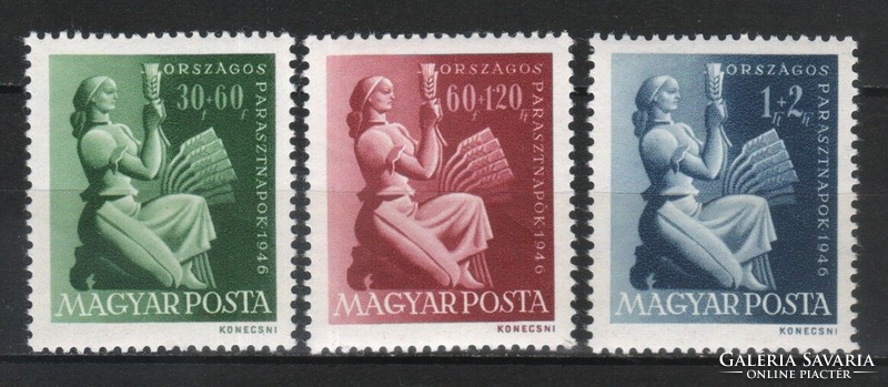 Magyar Postatiszta 2660 MBK 1006-1008         Kat ár 3000 Ft