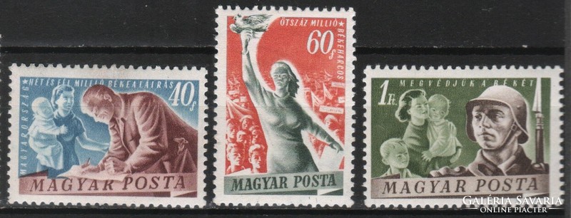 Magyar Postatiszta 2700 MBK 1185-1187       Kat ár 4.000 Ft