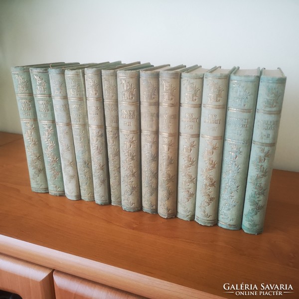 Works of Charles Dickens, antique book series, 13 parts