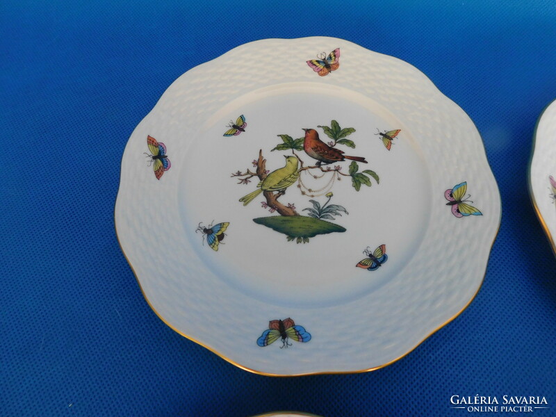 Herendi Rothschild 6db sütis tányér garnitúra