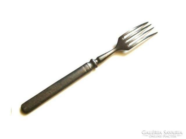 Writing antique pewter fork, a rare piece suitable for a museum