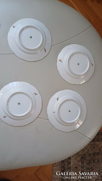 ÓHerendi, Fischer  Mór tányér kézifestett ,2,3,4 vàlasztható is.Antik fix áras. ! Sütemènyes tànyèr