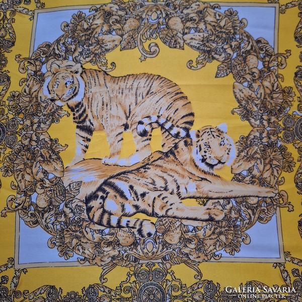 Olasz selyem kendő ' Italian style' tigris minta