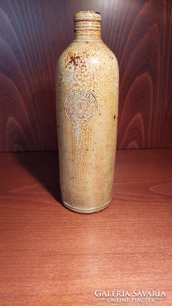 Old ceramic Nassau mineral water bottle