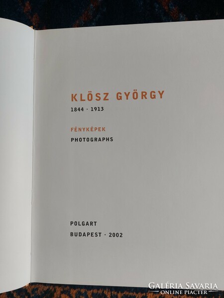 György Klösz: photographs - album