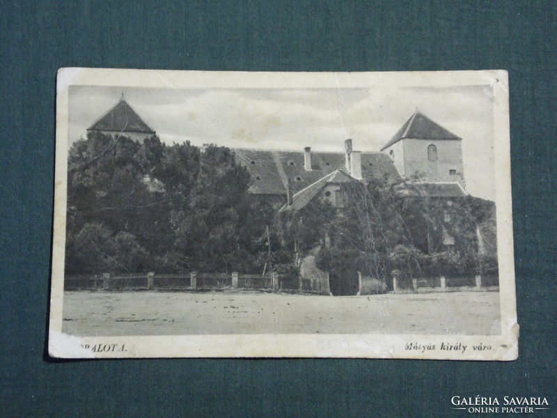 Postcard, castle palace, King Matthias castle
