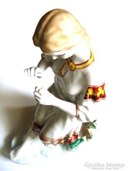 Large polonsky zhk ukrainian porcelain figurine