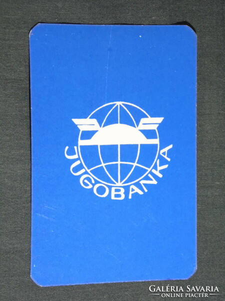 Kártyanaptár, Jugoszlávia, Jugobanka, BANK,1974,   (5)