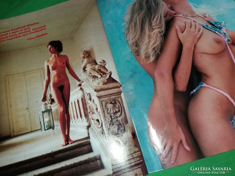 1988. február SZEXPRESS erotikus férfimagazin művészi aktfotókkal a képek szerint