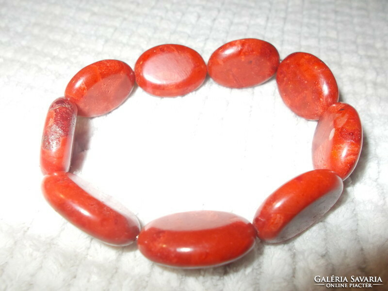 Real pumice coral cheap bracelet