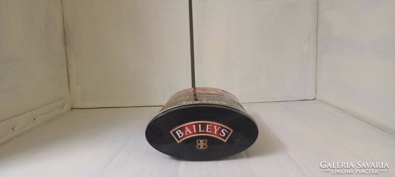 Oval metal box bailey's luxury fudge