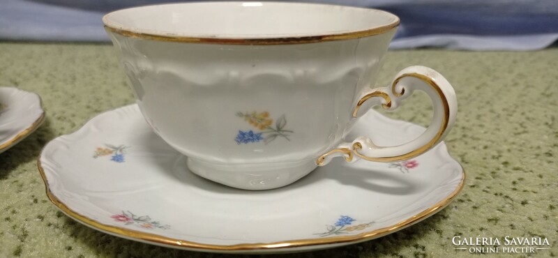 1 Zsolnay, floral, feathered, baroque, tea cup. Only 1 pc.