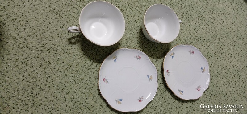 1 Zsolnay, floral, feathered, baroque, tea cup. Only 1 pc.