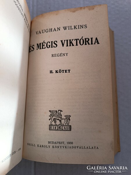 Vaughan Wilkins: És mégis Viktória I.-II. kötet egyben