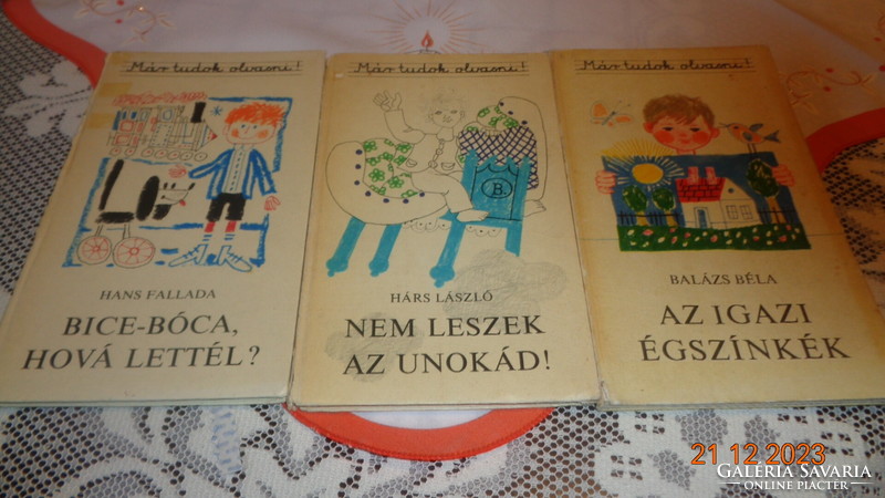 Story books, three pieces, for sale individually