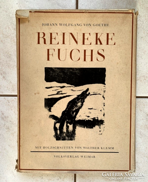 Johann Wolfgang von Goethe: Reineke Fuchs - német nyelvű kiadás