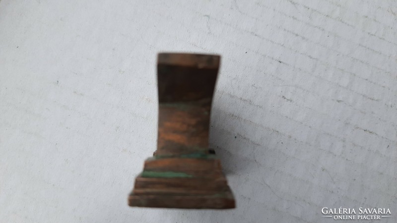 Bronze mini watch - jeweler's anvil