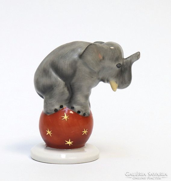 Elephant, Herend porcelain, flawless