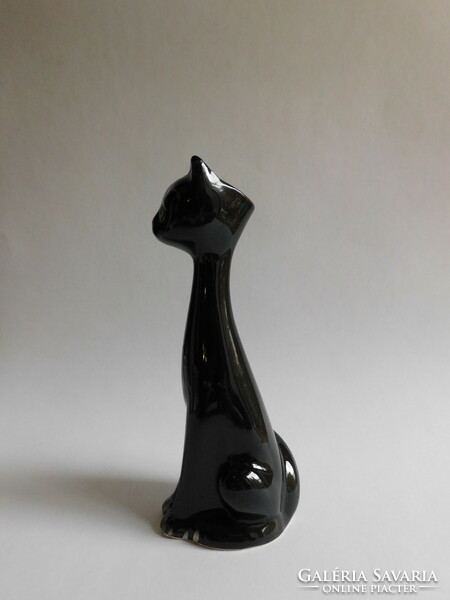 Siamese cat-shaped vase 50s-60s - 21.5 Cm
