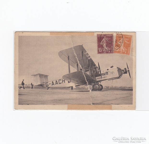 J:01 airplane postcard (vehicles)