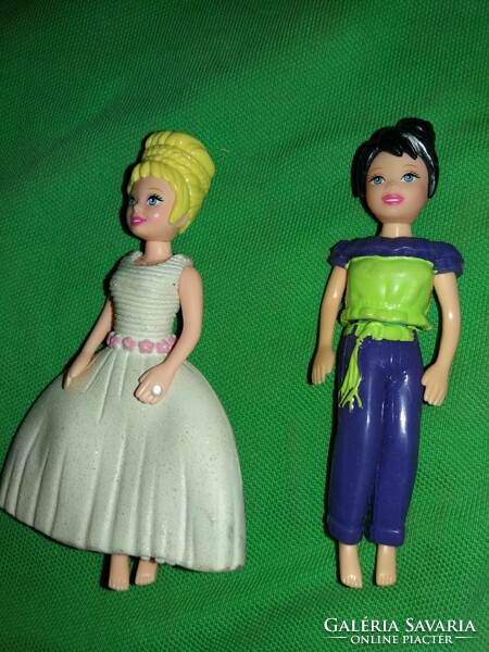 Retro disney 10 cm polly pocket toy dolls figures 2 pieces in one according to the pictures