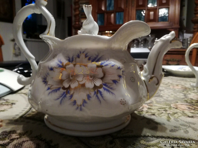 P&s portheim & sons -1847-1872 - antique porcelain teapot - art&decoration