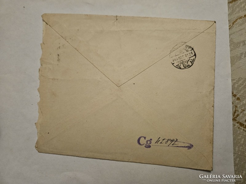 1940-es Fejléces levél Budapest