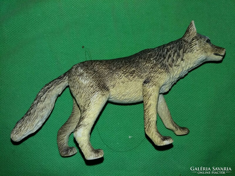Minőségi Schleich / Bullyland élethű amerikai farkas játék figura 13 cm a képek szerint
