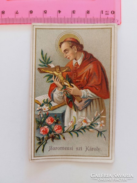 Old small icon of St. Charles of Baromeus