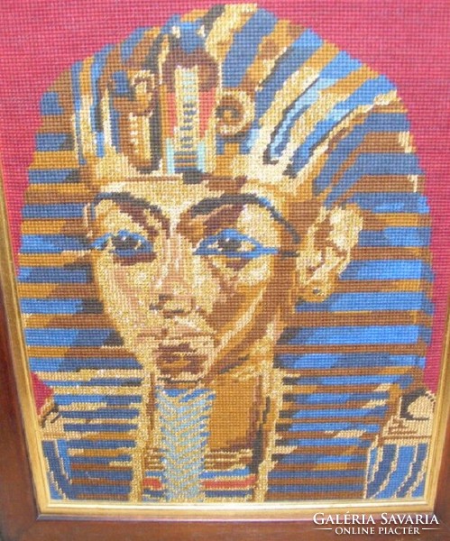Pharaoh, Egyptian tapestry image