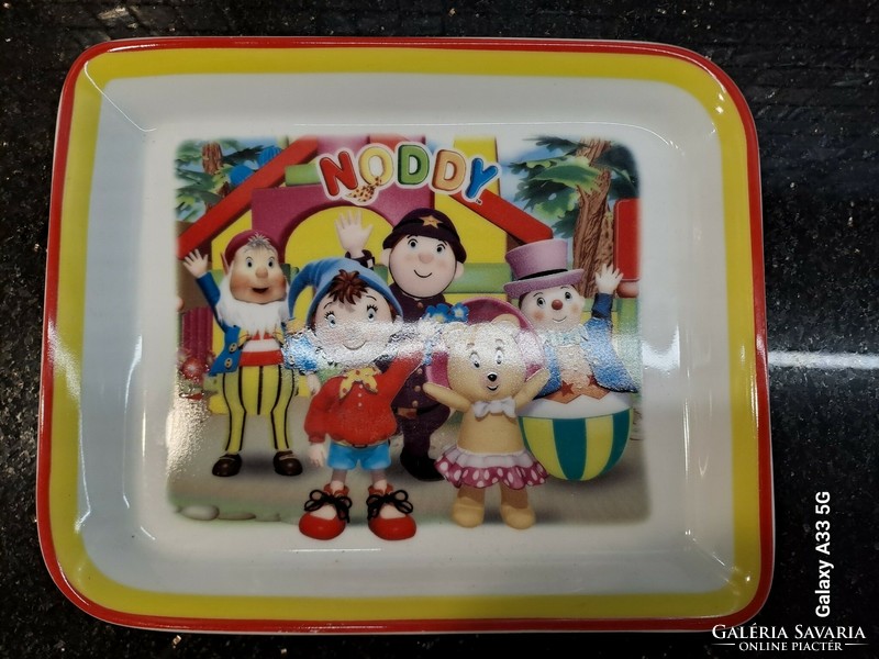 Royal Worcester English porcelain children's plate with noddy decor