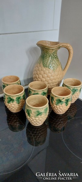 Ceramic jug cup set