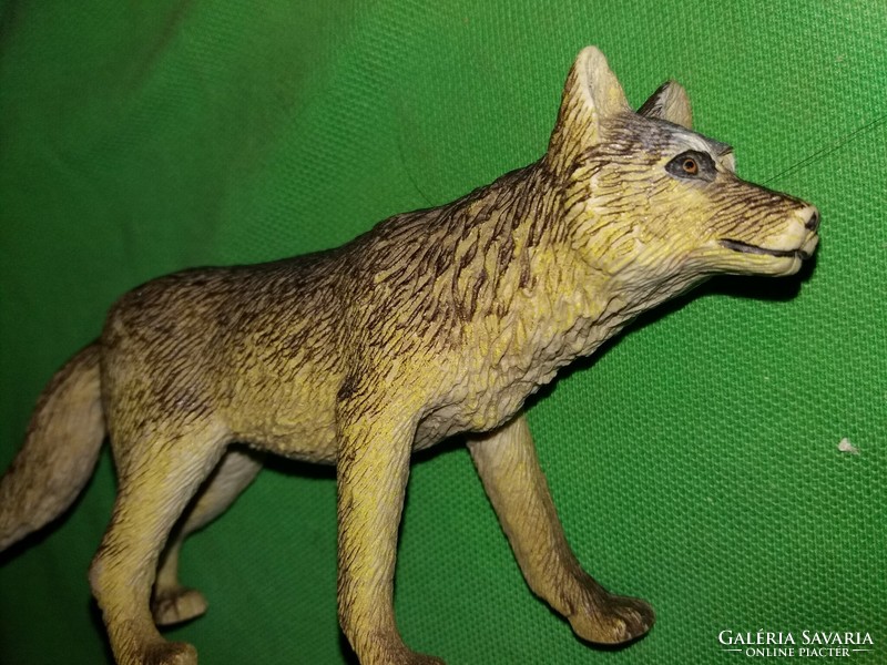 Minőségi Schleich / Bullyland élethű amerikai farkas játék figura 13 cm a képek szerint