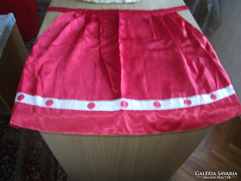 Also old red silk knit for Hungarian clothes