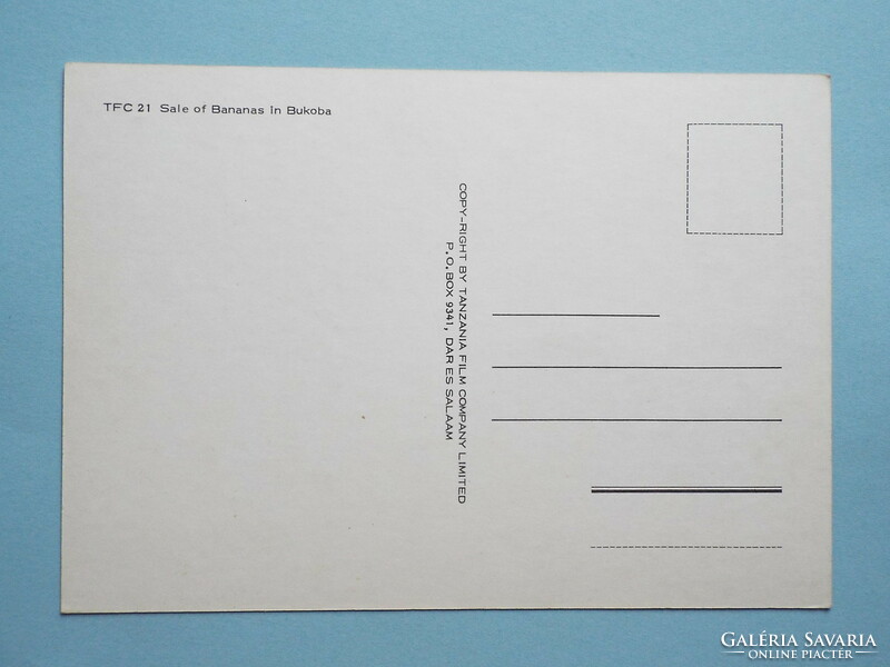Postcard (12) - tanzania - bukoba - banana business 1980s
