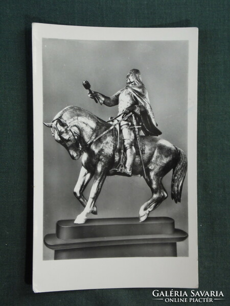Képeslap, Pécs Hunyadi János lovas szobor