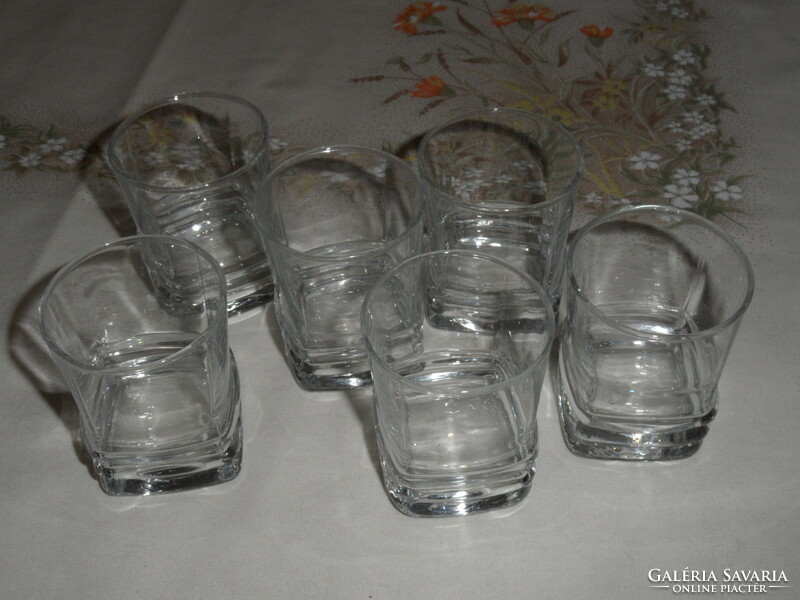 Lav glass brandy glass (new, 6 pcs.)