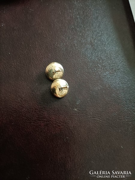 Art deco gold earrings