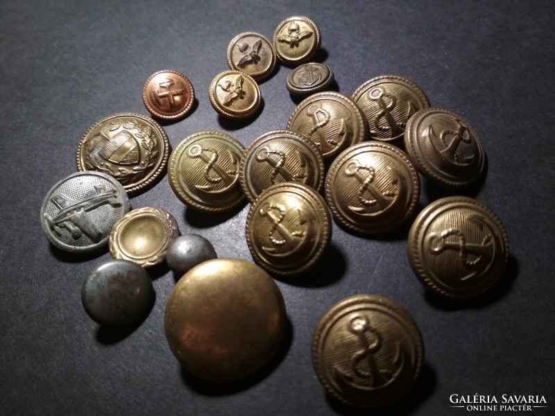 Old metal buttons