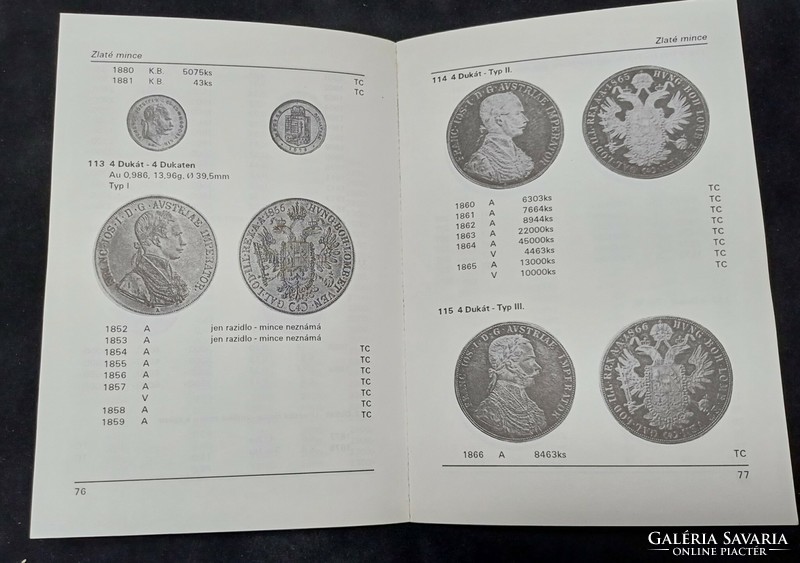 Pocket catalog. Coins of József Ferenc 1848-1916.