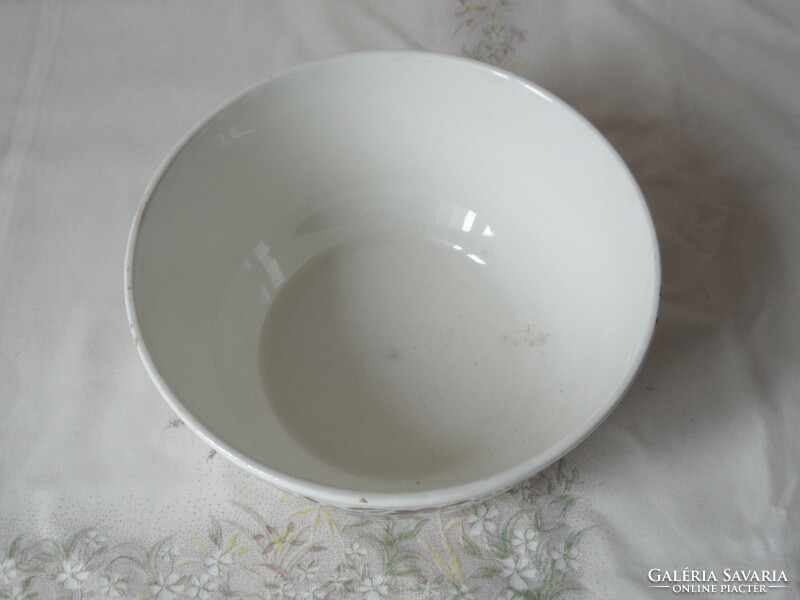 Older patterned granite bowl, serving