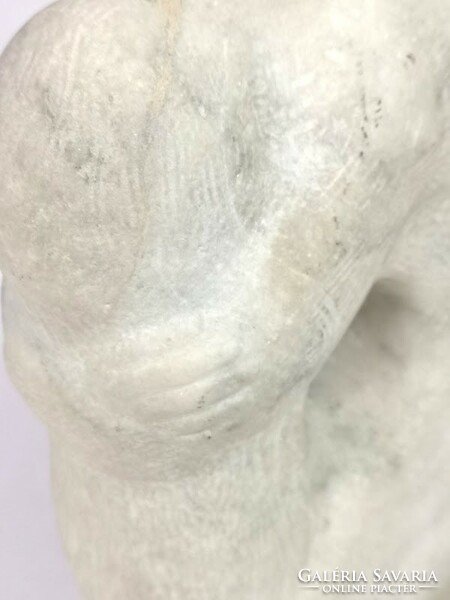 Mária Osváth: Ophelia marble statue - 05358