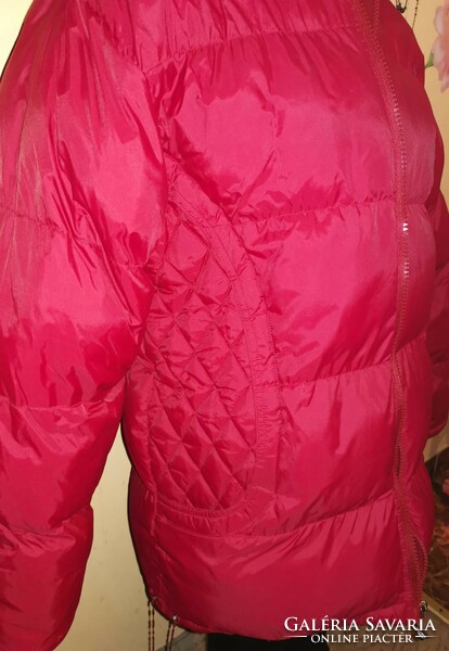Red very warm women's jacket large size